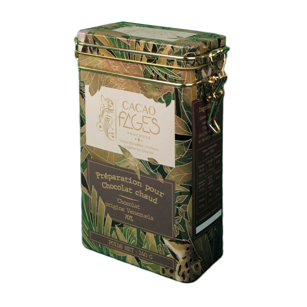 BOITE A CHOCOLAT CHAUD VENEZUEAL CHOCOLATERIE CACAOFAGES CHOCOLATIER TOULOUSE