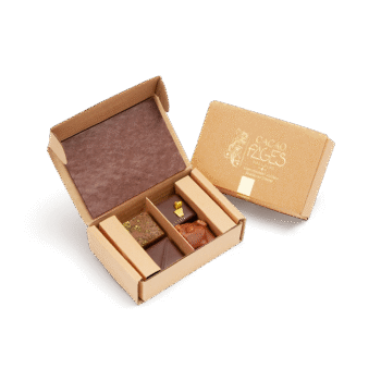 Coffret de 4 chocolats - cacaofages